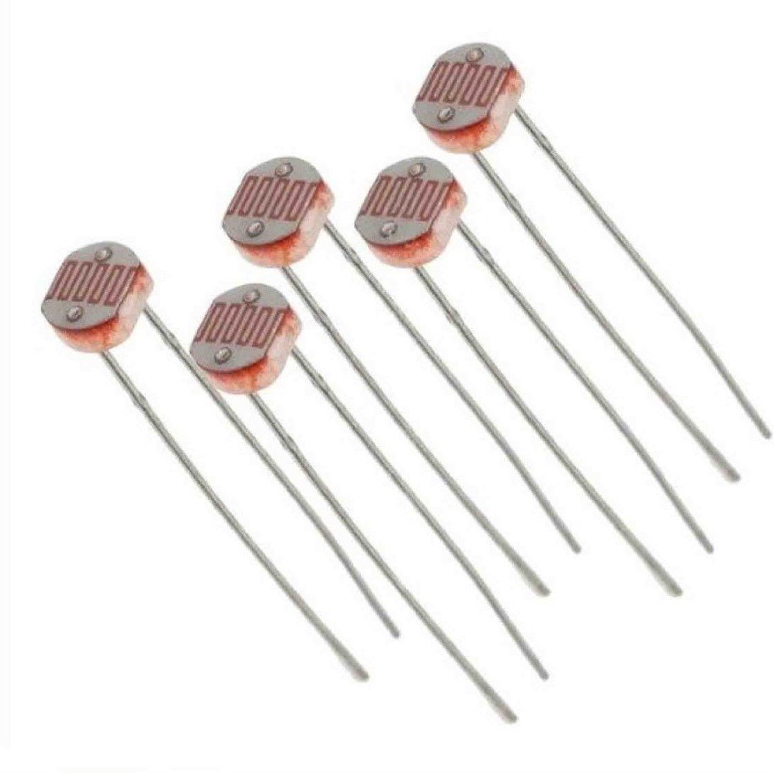 LDR 5mm GENUINE LIGHT DEPENDENT RESISTOR PHOTORESISTOR 10PCS PACK